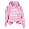 thumbnail image 3 of Hilzaten Womens Sweatshirt Long Sleeve Hooded Print Pullover Loosse Sweatshirt for Women, 3 of 7