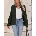 thumbnail image 3 of Zeagoo Cardigan Sweaters for Women Long Sleeve Chunky Knit Cardigan CEW Neck Button Down Fall Fashion, 3 of 6