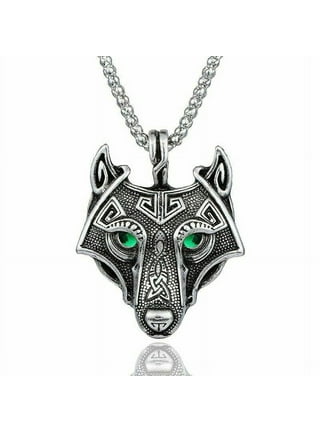 Celtic wolf deals necklace