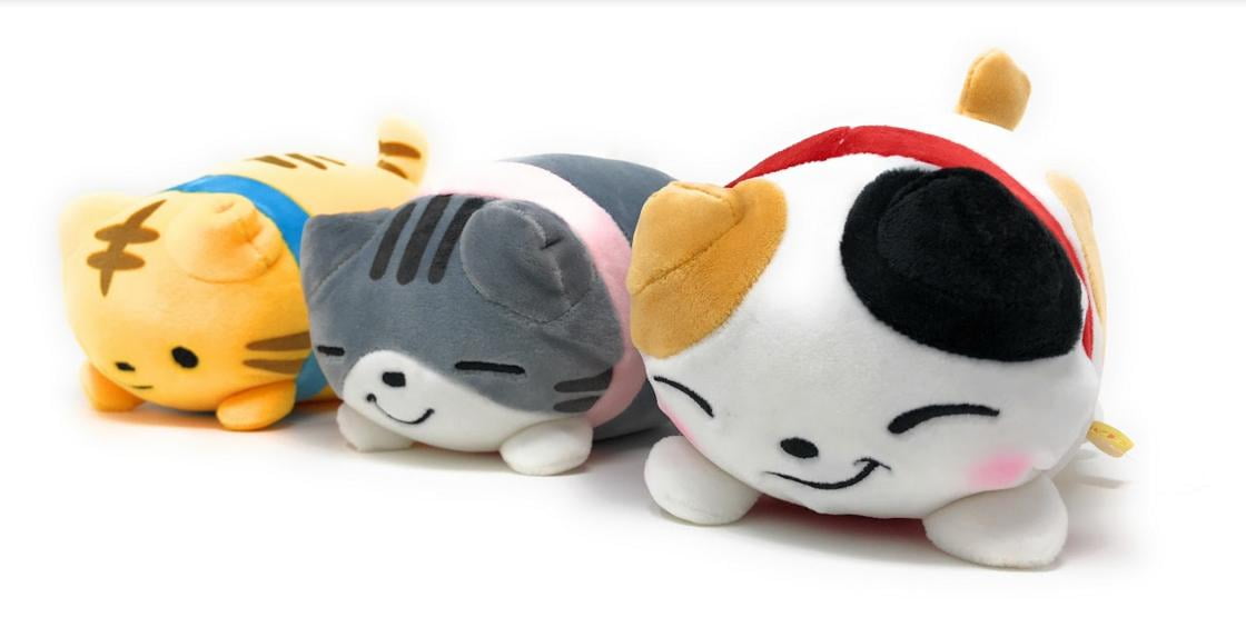 marshmallow plush cat