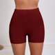 thumbnail image 3 of Pantalones Elásticos de Cintura para Mujeres Color Sólido Pantalones Cortos de Yoga de Cintura Alta Pantalones Delgados de Verano Casual, 3 of 6