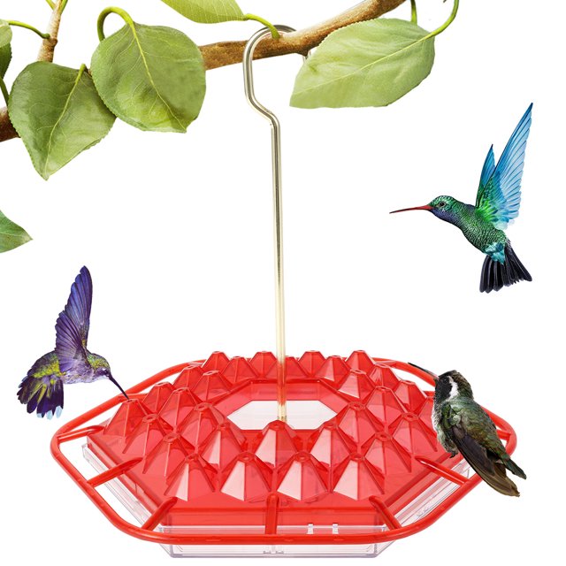 Muyoka Comederos de colibr铆 para exteriores, comederos de agua de colibr铆 con 30 puertos de alimentaci贸n