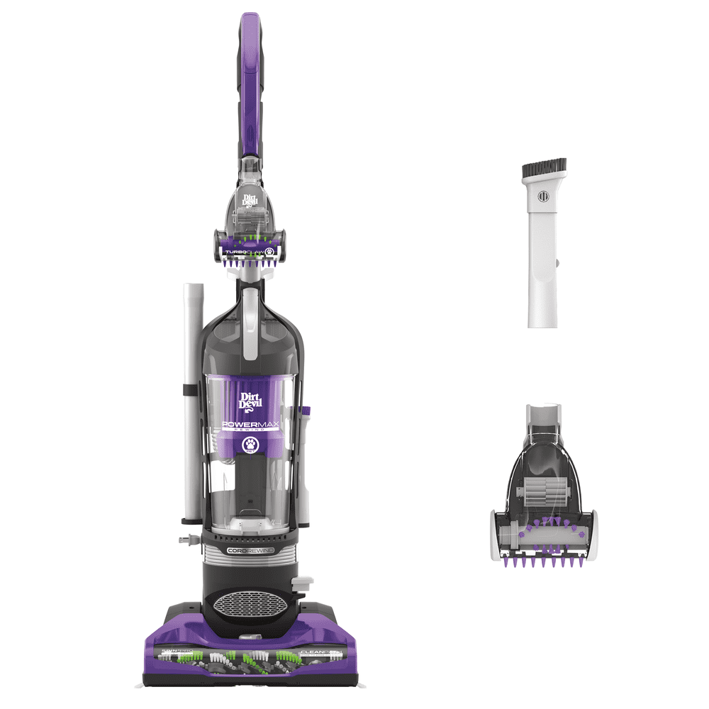 Dirt Devil Power Max Rewind Pet Bagless Upright Vacuum, UD70187