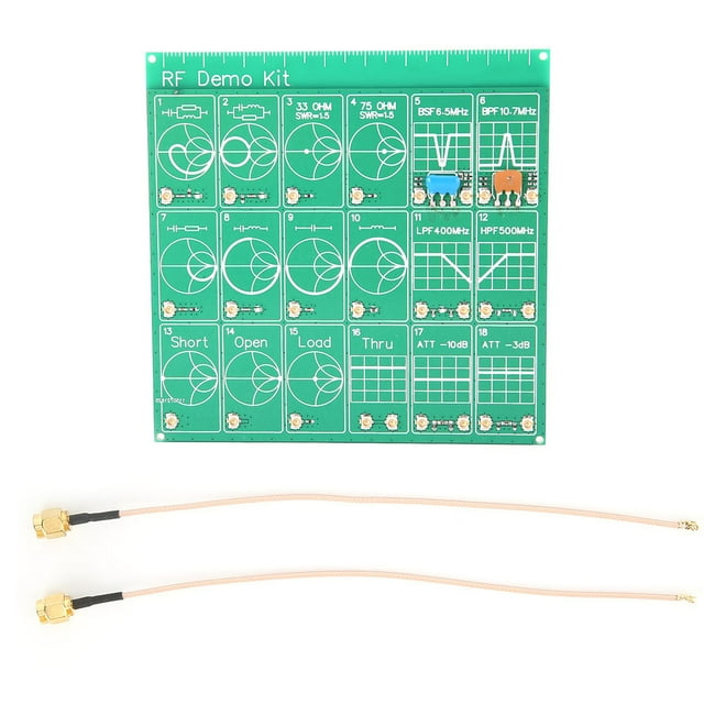 Carte de Démonstration RF, Kit de Démonstration RF Carte de Testeur RF Carte d'Analyse de Réseau Vectoriel Construction Robuste