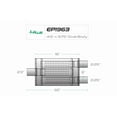 thumbnail image 2 of Eco PLUS Center/Dual Turbo Style Muffler, 2 of 3