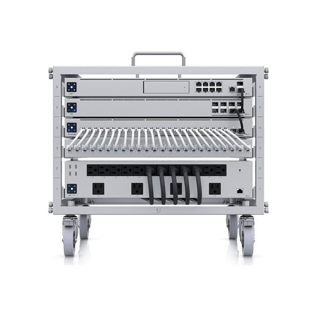 Ubiquiti UniFi - Mobile rack open frame - toolless - 6U