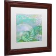 thumbnail image 2 of Trademark Fine Art "Painted Sea I" Canvas Art by Color Bakery White Matte, Wood Frame, 2 of 4
