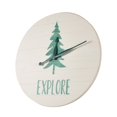 thumbnail image 2 of Brandtworks 24WHGN-EXP 24 Inch Explore Farmhouse Wall Clock 24'' x 24'', 2 of 2
