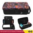 thumbnail image 1 of NEW For NS Switch OLED LITE Large Handheld Storage Bag For Nintend Switch Portable PU Carrying Case Protective Travel Bag Black Red, 1 of 5