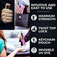 thumbnail image 6 of FIGHTSENSE Self Defense Pepper Spray - 1/2 oz Compact Size Maximum Strength Police Grade Formula Best Self Defense Tool for Women W/Leather Pouch Keychain, 6 of 6