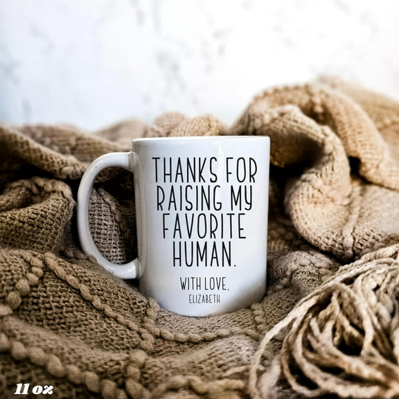 Personalized Mother-In-Law Mug, Funny In-Law Gift, Mother-In-Law Gift, Gift from Daughter-In-Law, Gift from Son-In-Law, Gift for In-Laws, Ceramic Mug 15Oz