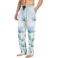 thumbnail image 5 of Beautiful Cosmos Flowers Ghost Pajama Pants, Men's Lounge Pants Light with Drawstring and Pockets, Christmas New Year Birthday Father's Day Gifts, Medium, 5 of 7
