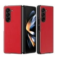 thumbnail image 1 of SaniMore Designed for Samsung Galaxy Z Fold 5 Folding Case 7.6-inch, for Galaxy Z Fold 5 Lens Protection PU Leather + Hard PC Anti-Drop Slim All-inclusive Protecitve Cover, Red, 1 of 8