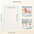 thumbnail image 3 of 5piece Cake Stand Set Cake Stand White Plastic Dessert Table Display Set With 2 Large 3-tier Cupcake Stands 3 Appetizer Trays Perfect For Wedding Birthday Tea Party, 3 of 6