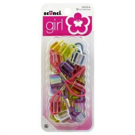 Scunci Assorted Ponytailers, 12 Count