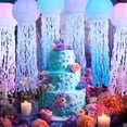 thumbnail image 3 of RUseeN 8pcs Hanging Jellyfish Paper Lanterns, Gradient Color Paper Lanterns for Mermaid Theme Party Under The Sea Ocean Beach, Pool Birthday Party Decorations Baby Shower Baby Room, 3 of 7