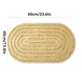 thumbnail image 3 of Alfombra de baño de microfibra con textura en relieve, tapete absorbente para ducha, alfombra antideslizante para baño, cocina, entrada, lavable, 60x40 cm, 3 of 5