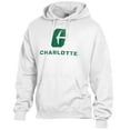 thumbnail image 2 of Men's Comfort Wash  White Charlotte 49ers Lightweight Fleece Pullover Hoodie, 2 of 3