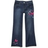 Faded Glory - Girls' Butterfly Boot-Cut Jeans