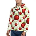 thumbnail image 2 of Bingfone Fruit Apples Men'S Drawstring Hoodie Long Sleeve Pocket Sweatshirts-Large, 2 of 9