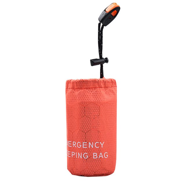 Amdohai Portable Thermal Emergency Sleeping Bag with Storage Sack for Camping Exploring