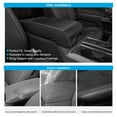 thumbnail image 5 of CheroCar Center Console Covers Armrest Leather Cover for Ford F150 2015-2020,Black, 5 of 7