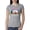 Heather Grey, variant on Happy Glamper | Fancy Camping Camper Van Caravan | Nature Lover Womens Slim Fit Junior Tee, Red, S