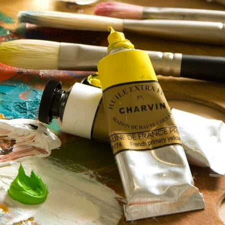 Charvin Extra Fine Professional Artist Oil Paint Set of 9 Shades of Blue - 20ml - Triple-Milled for Smoothness, Rich Texture, Poppy Oil-Based, Light-Fast, Handmade Oil Color Paints for Professionals
