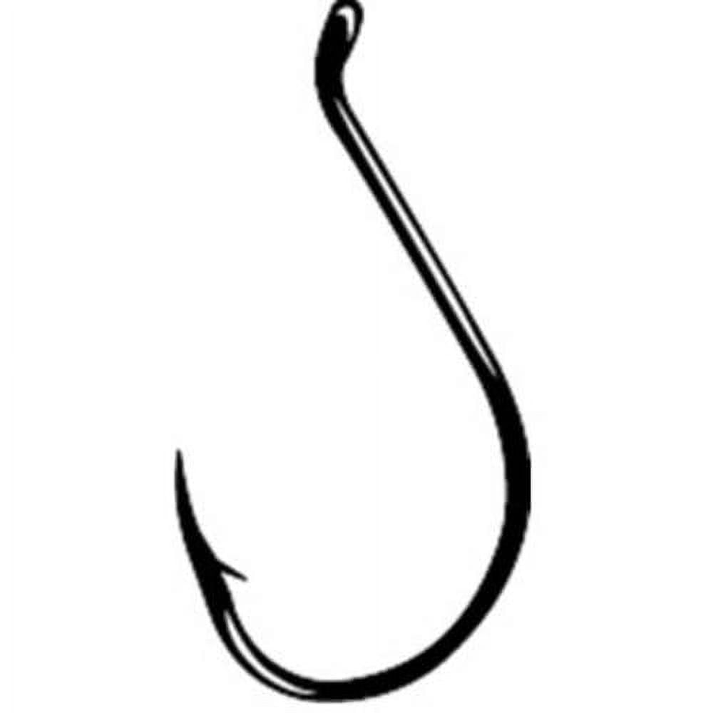 Gamakatsu Oct Circle In-Line Hook - Non-Offset Circle Hook, Size 1/0, Pack Of 25
