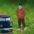 thumbnail image 4 of Figuras a Escala 1/32, Modelo de Tren, Figuritas Pintadas para Proyectos de Bricolaje, 3X Salvador Figuras de personas, 4 of 10