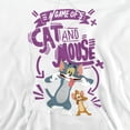 thumbnail image 2 of Tom and Jerry Movie Cat And Mouse Unisex Adult Pull-Over Hoodie,White, 2X-Large, 2 of 5