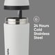 thumbnail image 3 of Owala Kid's Flip 14 oz. Insulated Stainless Steel Water Bottle - Black/Gray, 3 of 4