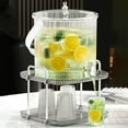 thumbnail image 6 of Specollect Clearance 2 Pcs Large Capacity Drink Dispenser for Fridge With Tap , Beverage Liquid Drink Container for Party, Cold Water Pitcher Lemonade Stand Juice Jug with Spigot, 6 of 8
