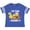 Football Blue and White, variant on I'm 2 and Crushing It Construction 2nd Birthday Boys or Girls Toddler T-Shirt
