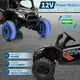 thumbnail image 3 of Coche eléctrico para niños 12V, camioneta UTV con control remoto, cambio 4WD/2WD, vehículo eléctrico con 4 suspensiones de resorte, neumáticos EVA, cinturón de seguridad, 3 of 7