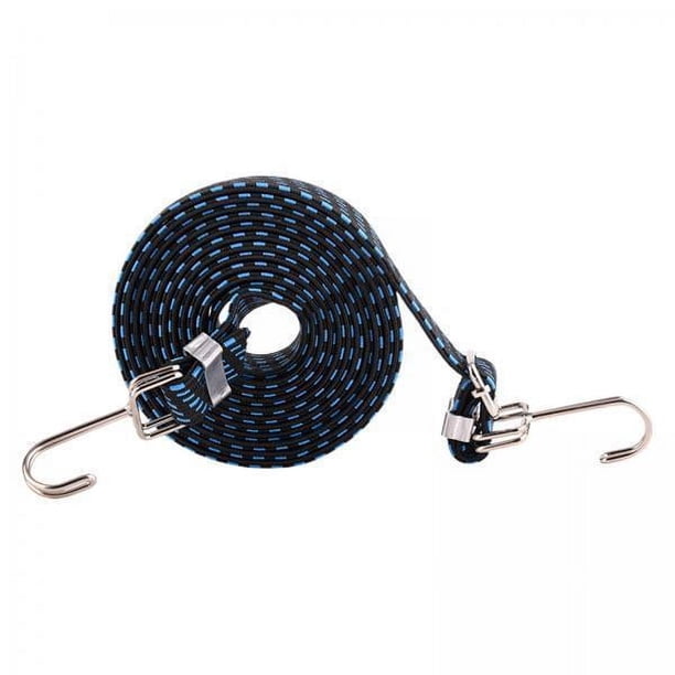 Cuerda para equipaje de bicicleta,Correa de cuerda para portaequipaje con cordón elástico para bicicleta,Banda elástica para equipaje de motocicleta portátil,Cuerda elástica con gancho