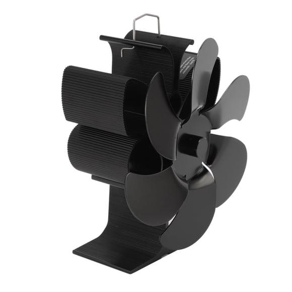 Ventilador estufa accionado por calor Jadeshay 6 aspas ventilador estufa negro artesanía excepcional