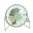 thumbnail image 7 of Bexikou 4-inch Mini Metal Fan USB Desk Fan Small Personal Air Circulator Fan Portable Electric Table Desktop Fan Rechargeable Travel Fans for Camping Office Room Outdoor, 7 of 7
