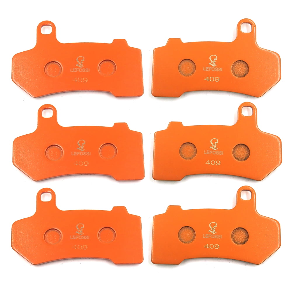 HTTMT Replacement of FA409 Brake Pads for Harley Touring FLHXS Street