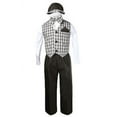 thumbnail image 4 of New Baby Boy Toddler Eton Formal Vest Set Suits Outfits Brown S M L XL 2T 3T 4T, 4 of 5