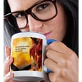 thumbnail image 2 of 3drose, the Harder the Conflict, the More Glorious... Thomas Paine Quote, 15oz Two-tone Blue Mug, 2 of 6