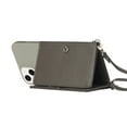 thumbnail image 4 of For Iphone 14 Crossbody Lanyard Wallet Card Bag Phone Case(Grey),iPhone 14 Pro, 4 of 5