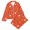 AB162 Orange, variant on Tisuna Womens Halloween Pajamas Set Pumpkin Ghost Bat Print Long Sleeve Button Down Tops And Pants Sleepwear Pjs Sets Fashion 2 Pieces Housewear S-XXL