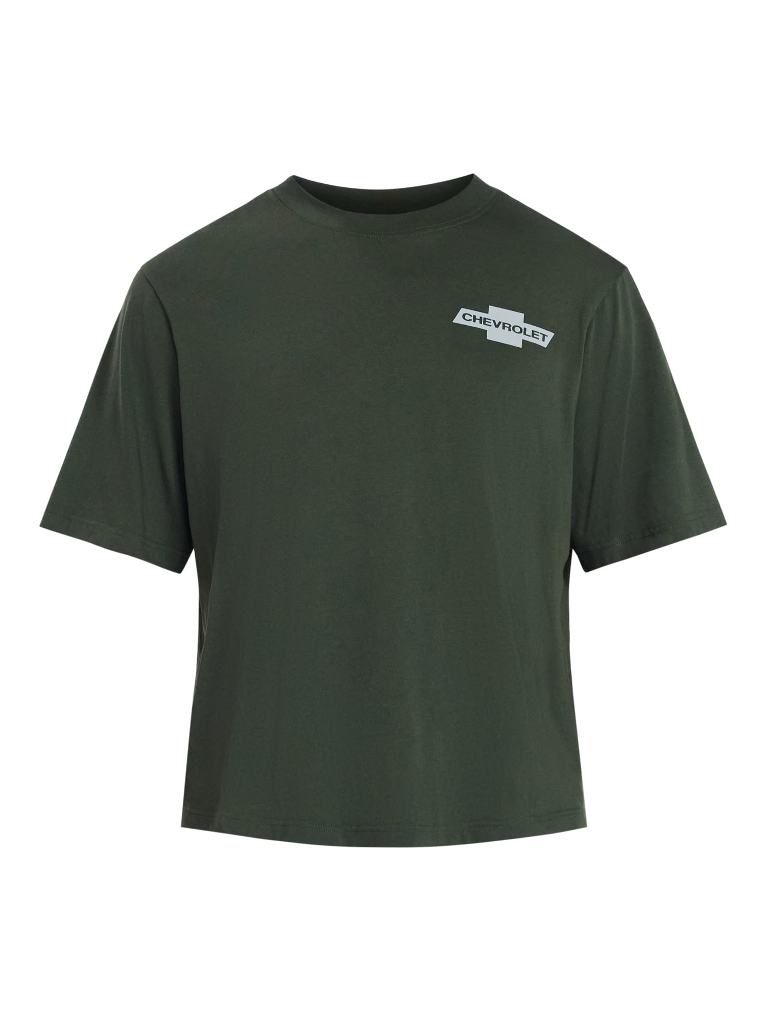 Chevy Blazer Men's and Big Men's Front Back Cropped Graphic Tee with Short Sleeves, Sizes S-2XL