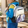 thumbnail image 2 of KUIFORTI Grey Wolf Kids Backpack for Boys Durable Polyester with Multiple Organizer Pockets Suitable for Elementary School Outdoor Activities Travel Friendly, 2 of 7