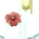 thumbnail image 2 of Paquete de 6 servilleteros de aleación con forma de flor hueca, servilletero, adorno, exquisito juego de servilletas con diamantes de imitación florales para el hogar, para boda Sincero  Hogar, 2 of 3