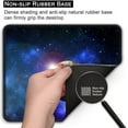 thumbnail image 5 of Gaming Mouse Pad, Anti Slip Planet Mouse Mat for Desktop, Computer, PC and Laptops, Customized Star Mouse Pad for Office and Home, Stitched Edge, Waterproof, Rectangle 10.2 x 8.3 Inch, Blue, 5 of 14