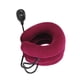 thumbnail image 4 of Camilla de cuello inflable de 3 capas, tractor suave para viajes de oficina y personas mayores. Rosa roja, 4 of 9