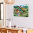 thumbnail image 4 of Cuadros Decorativos 5D DIY Diamond Painting Kits Full Square Drill Forest Dinosaurs Art (FF418) Likrtyny embutido en tela, 4 of 8