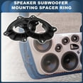 thumbnail image 2 of Adaptador de espaciador de altavoz Tweeter Unique Bargains para Toyota 6x9" a 6.5" 2Pcs, 2 of 7